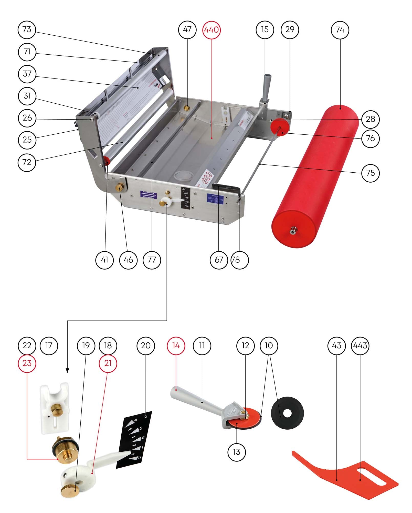 Ersatzteile für CB 70 N/X