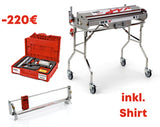Komplettset Tapeziergerät CB 75 X, Schneidwagen 75-800, Zubehör-Kofferset